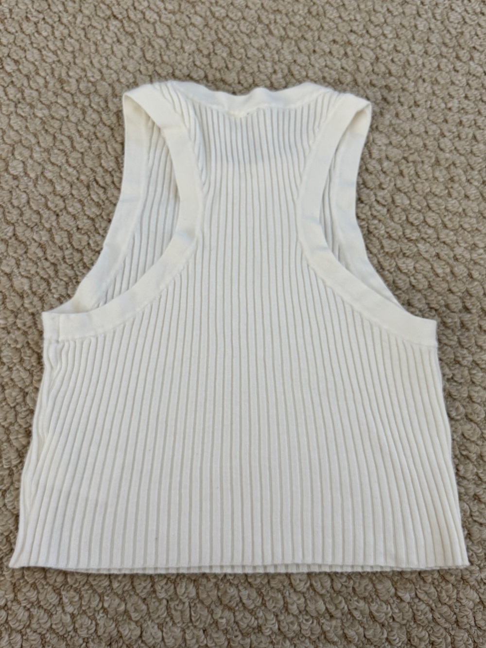 H&M White Ribbed Tank & White Racerback Tank Set - Picture 3 of 4